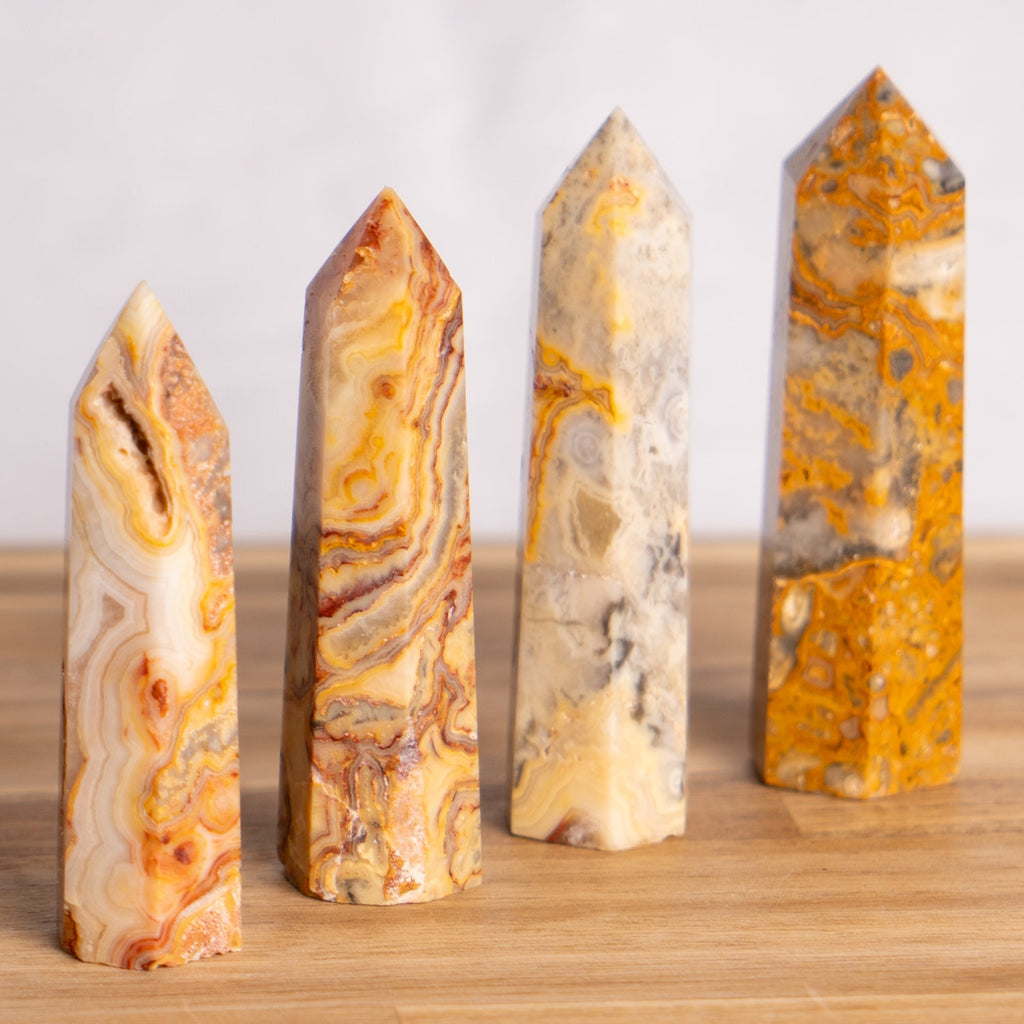 Crazy Lace Agate Tower