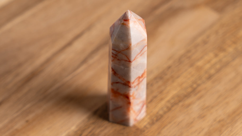 Red Vein Jasper Tower