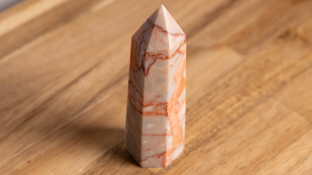 Red Vein Jasper Tower