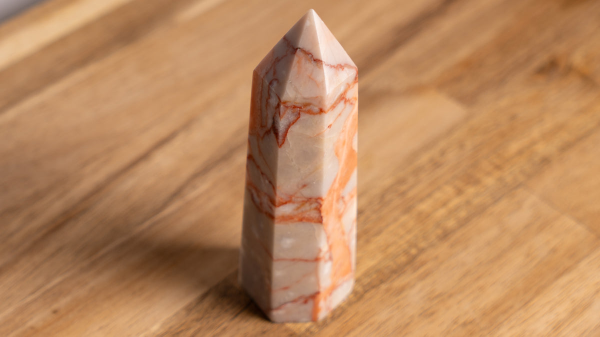 Red Vein Jasper Tower